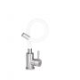 Смеситель для кухни Lidz Aria 015F3 с гибким изливом (k35) LDARI015F3WHI43362 White / Nickel