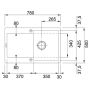 Кухонна мийка FRANKE MARIS MRG 611-78 оборотна, онікс (114.0306.815) 780х500 мм.