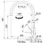 Змішувач для кухні FRANKE EOS NEO, антрацит (115.0628.253)