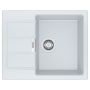 Кухонна мийка FRANKE SIRIUS 2 S2D 611-62 оборотна, біла (143.0627.382) 620х500 мм.