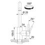 Смеситель для кухни FRANKE KUBUS , нерж. сталь (115.0529.202)